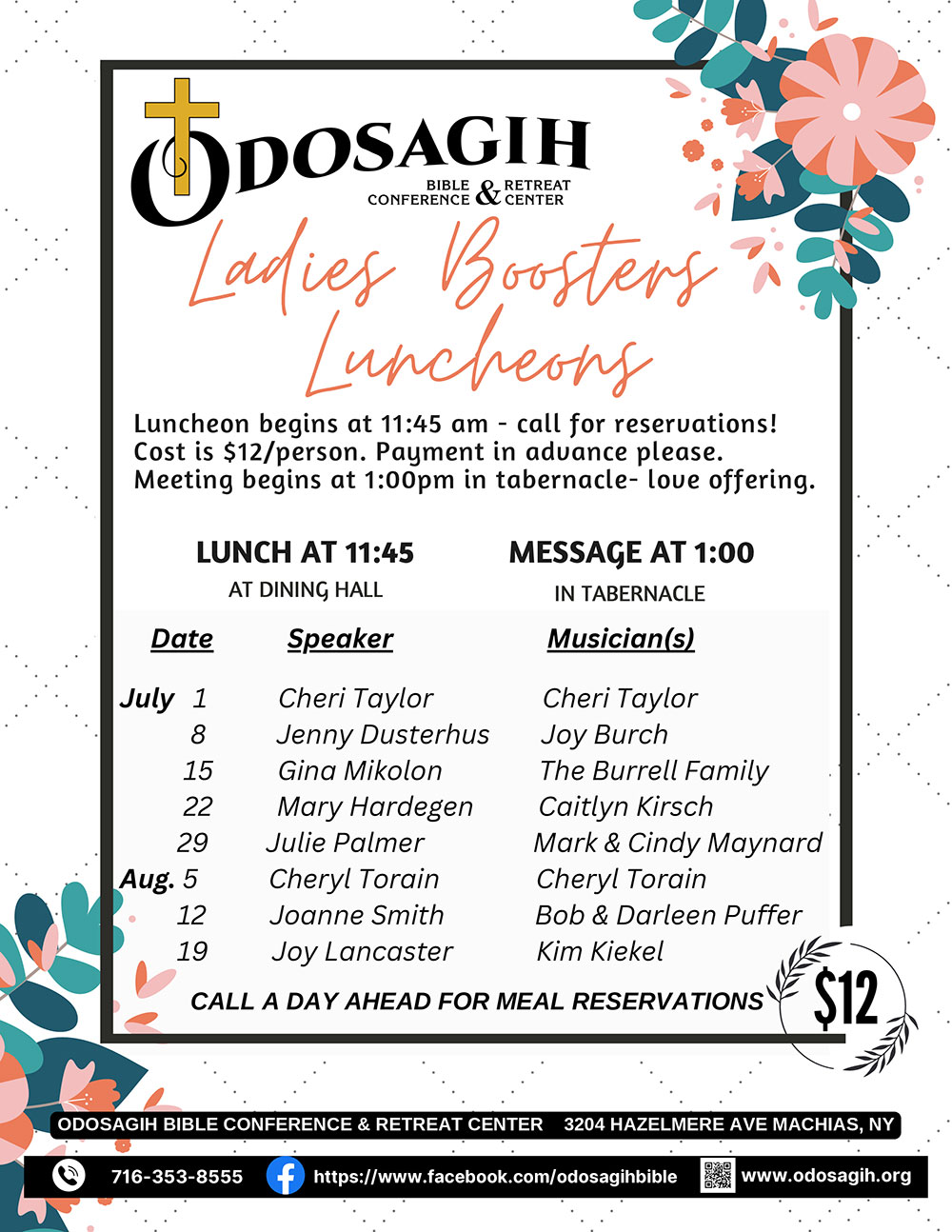2025 Ladies Luncheons